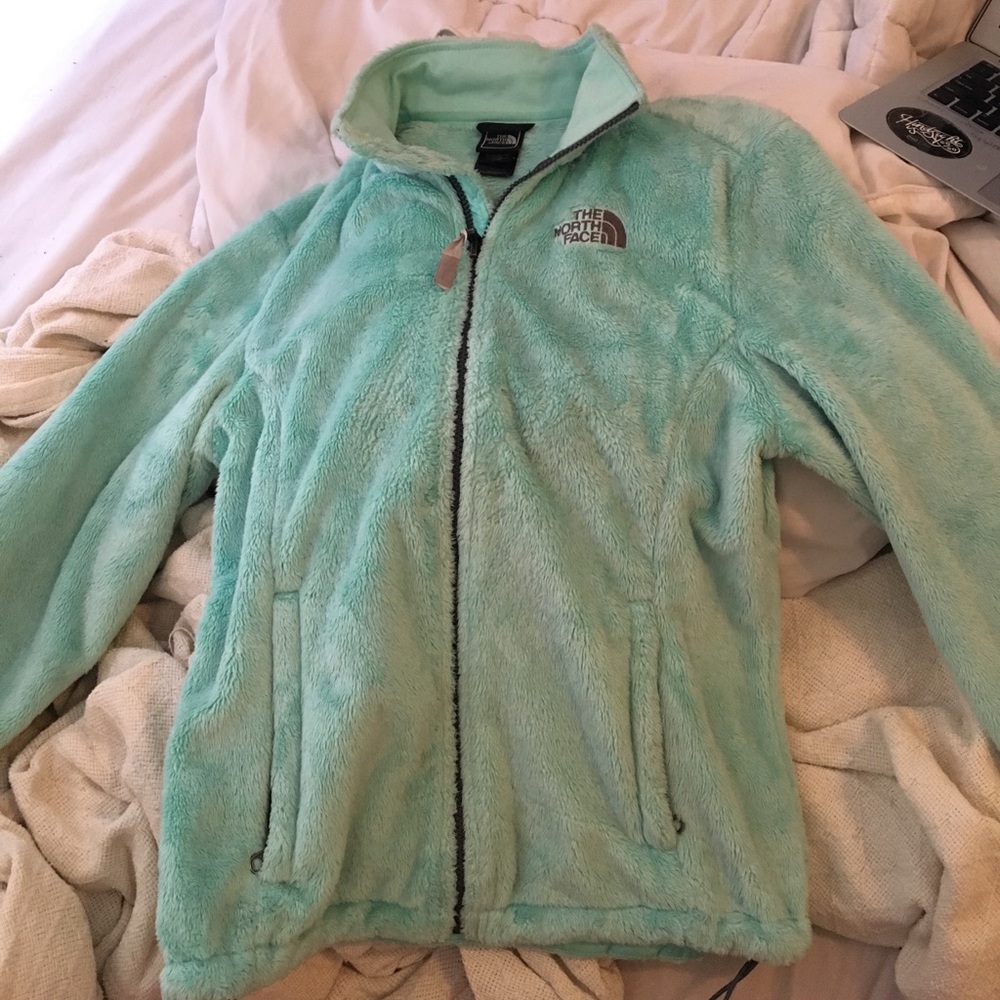 Fuzzy North Face Jacket