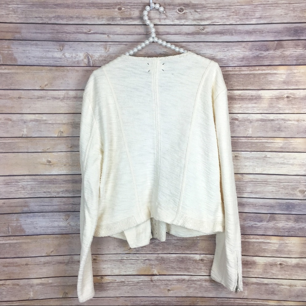 SOLD 💜 lou & grey // hint of lace moto jacket - Picture 8 of 8