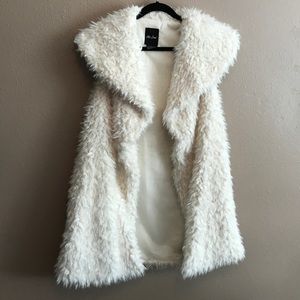 Faux fur vest