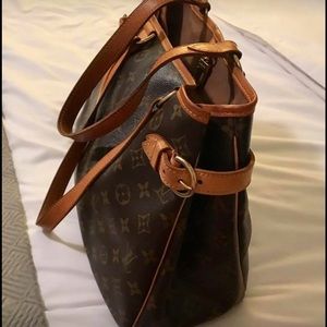 Authentic Louis Vuitton bagtignolles horizontal