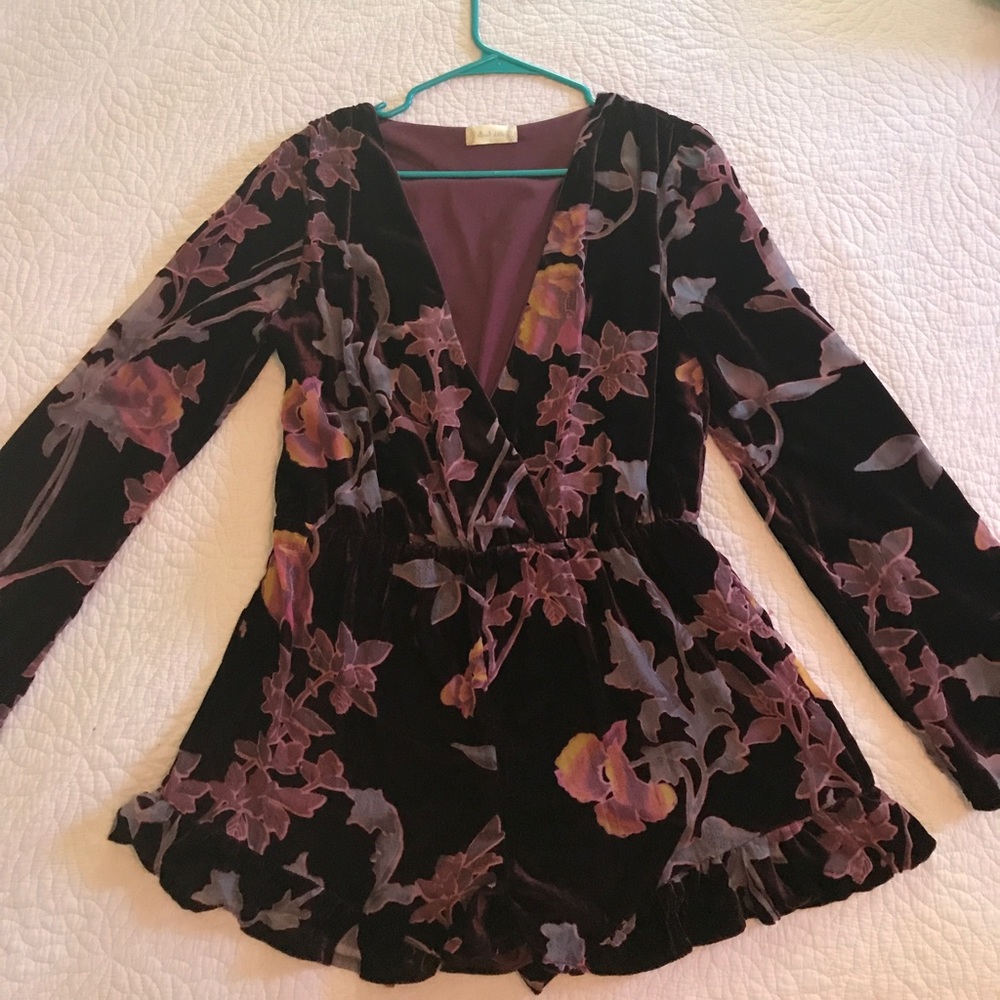 Velvet romper