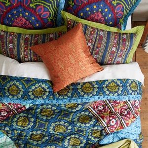 Queen Wildfield Anthropolgie bedding set
