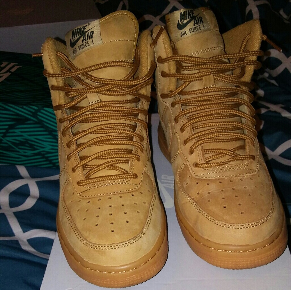 Wheat nike AF1 high