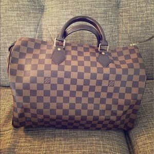 Louis Vuitton Damier Ebene Speedy 35