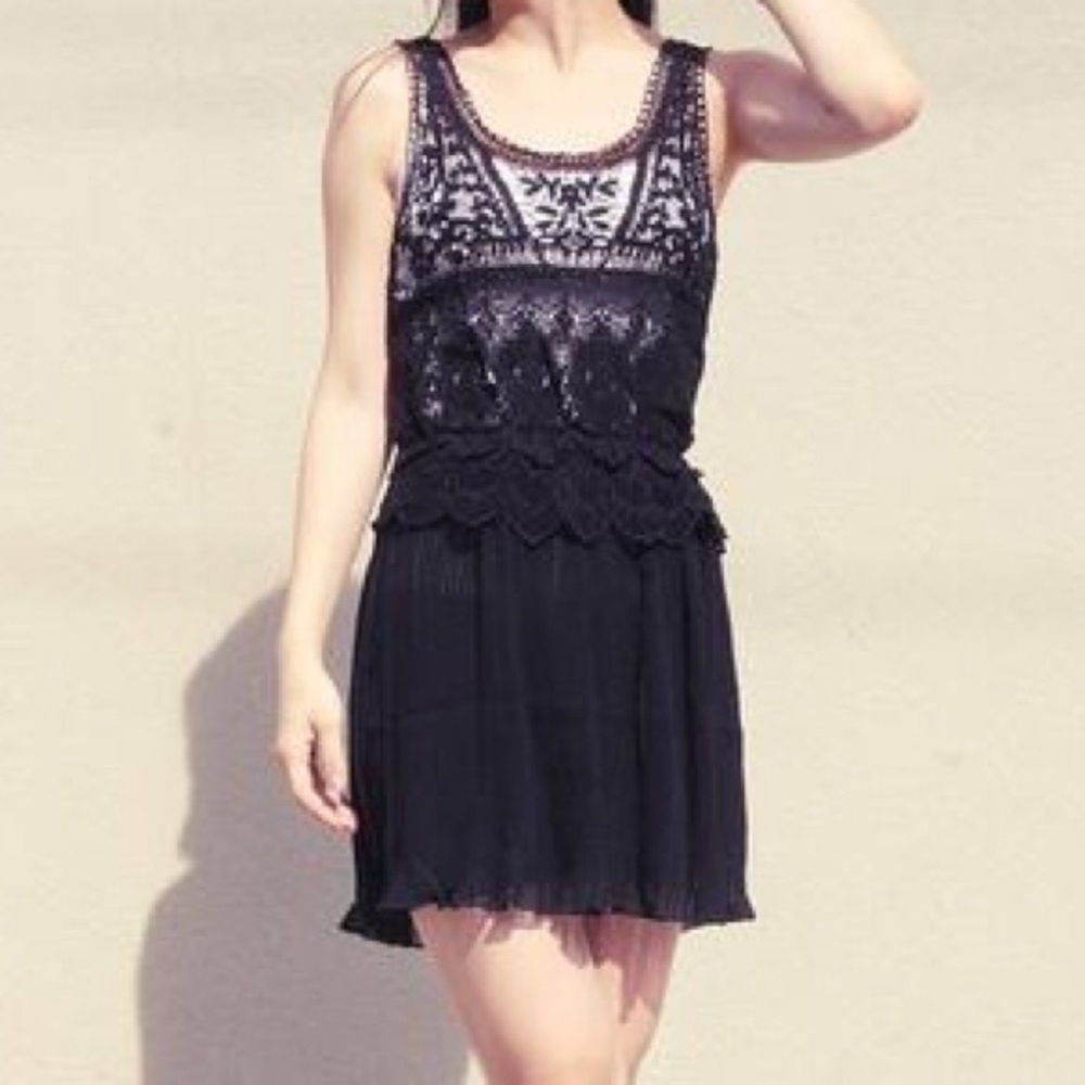 Bohemian Crochet Dress