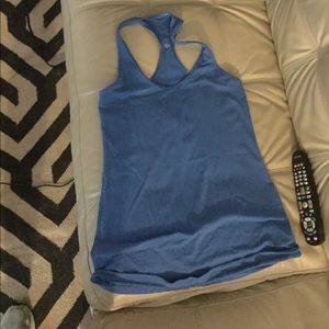 Blue lululemon tank