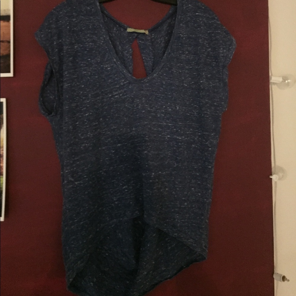 Alternative blue tank with open back
