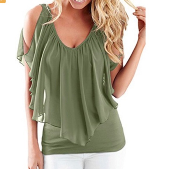 Beautiful V-Neck Top - Picture 2 of 4