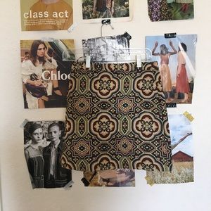 70's style top shop skirt 🌻