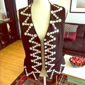 Escada Button Vest