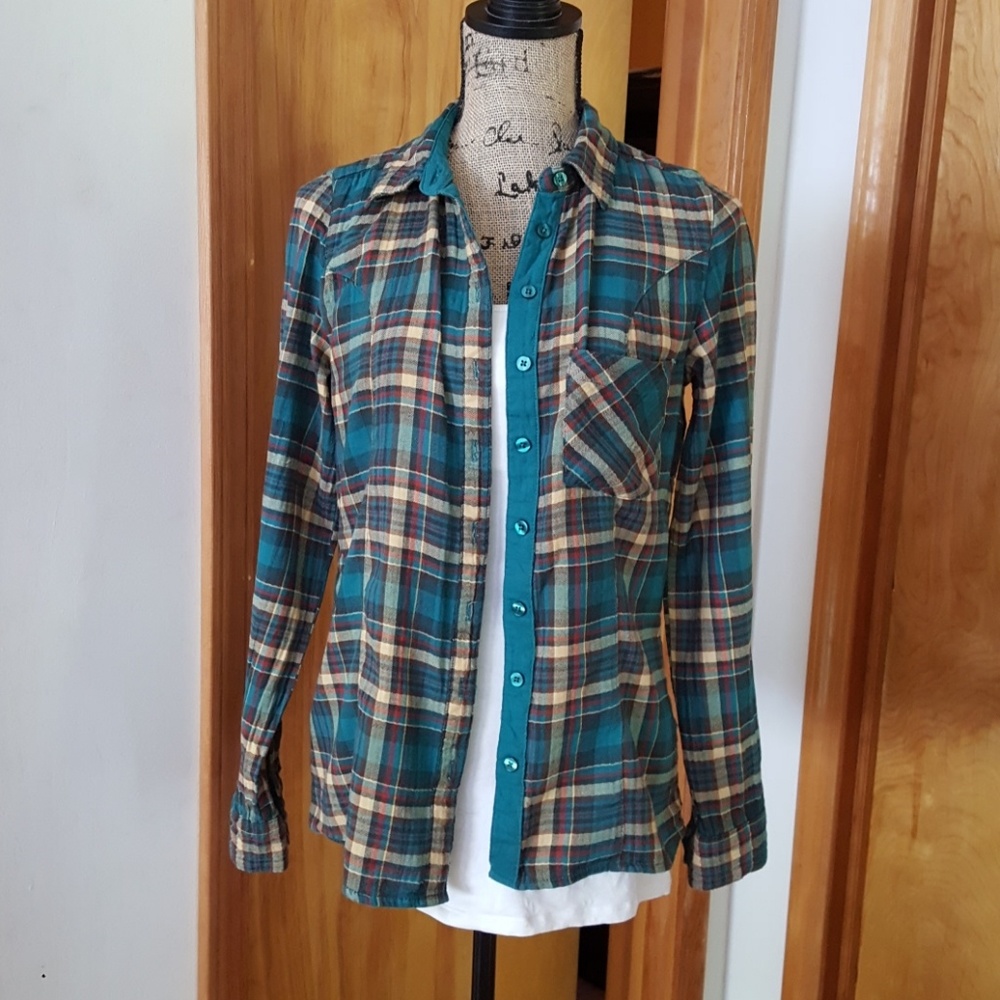 Maurices plaid top