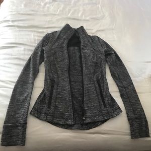 New Lululemon Dark Grey Athletic Jacket Size 2