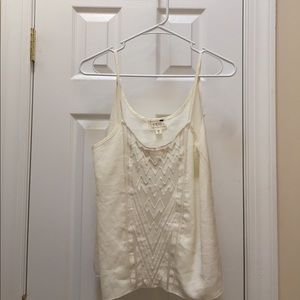 Cream tank top