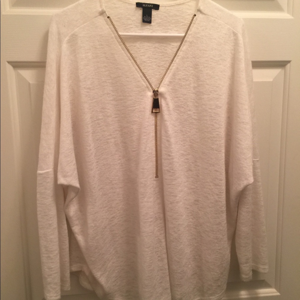 Gold Zipper Sweater👏