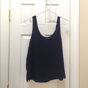 Navy blue basic tank