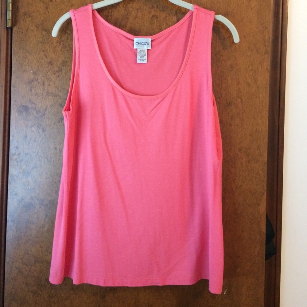 Chico's tank, peach, size 1