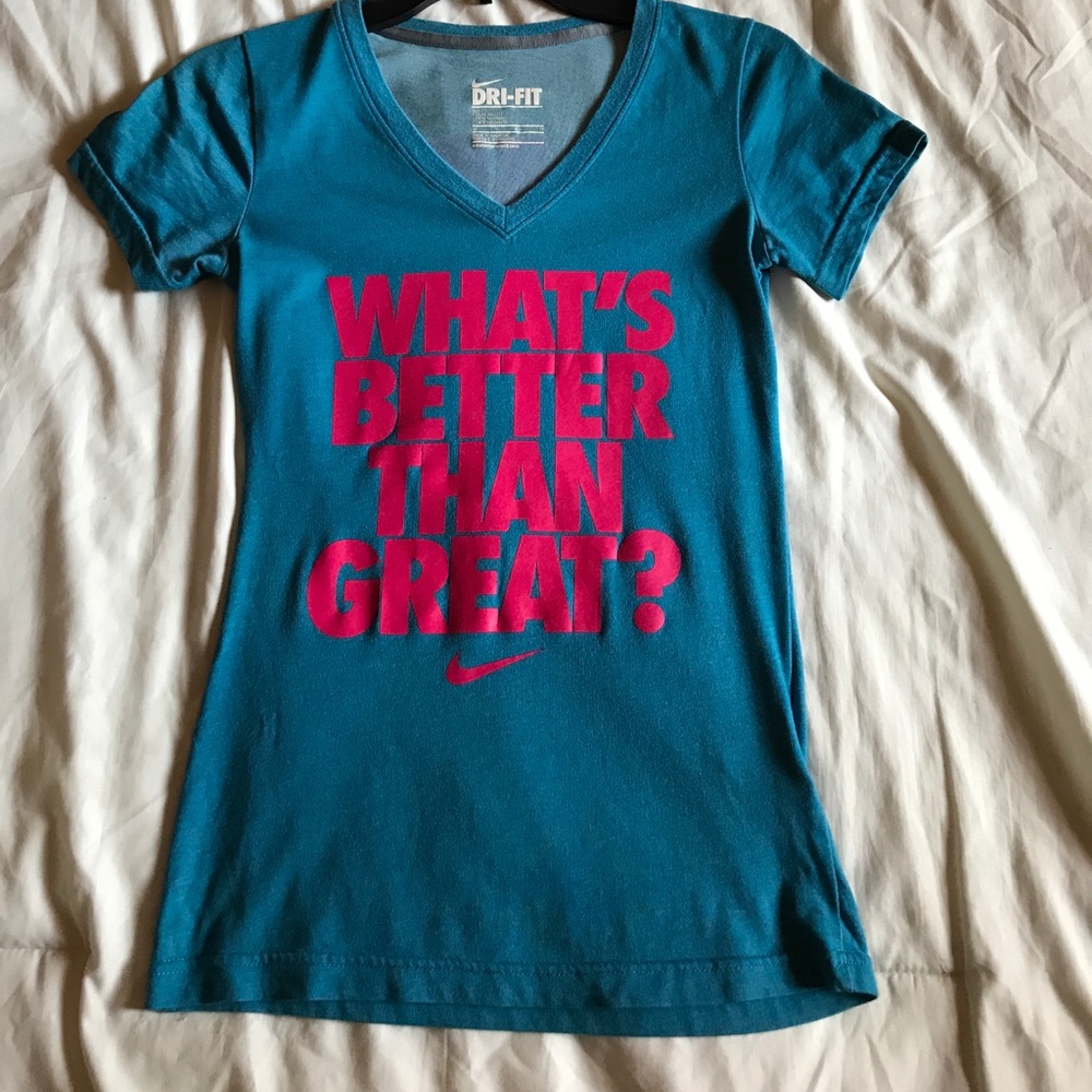 Nike v neck top
