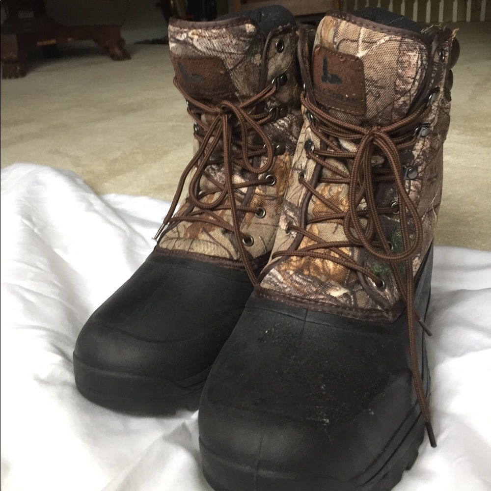 Men's Camo Snow Boots