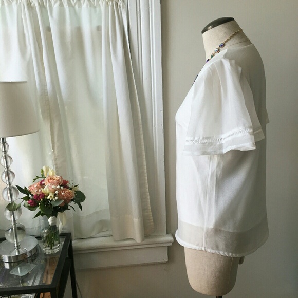 Flutter sleeve Blouse - Picture 2 of 4