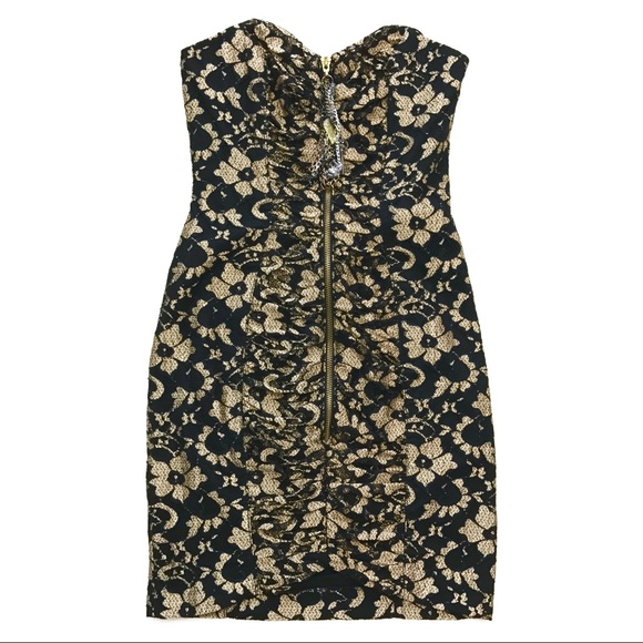 River Island Lace Strapless Dress - Picture 2 of 8