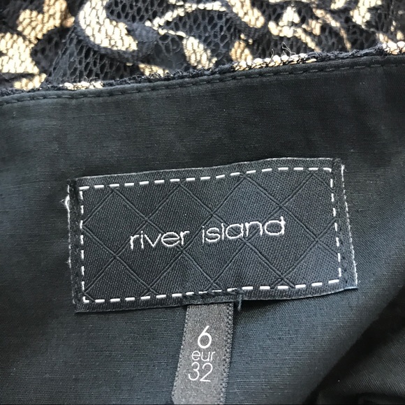 River Island Lace Strapless Dress - Picture 6 of 8