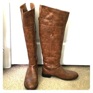 Tall tan boots