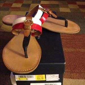 Cute 4th of July colored sandals