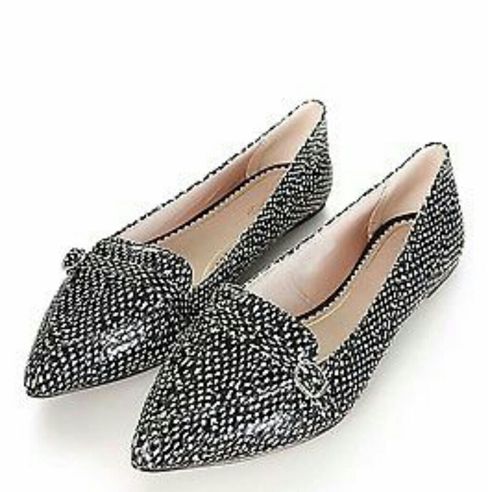 Topshop pointy loafer slip on flats