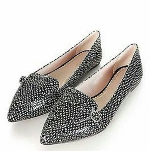 Topshop pointy loafer slip on flats