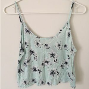 Mint Crop Top