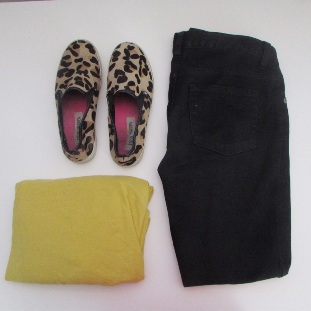 Steve Madden Size Girls 4 Leopard Print Gills- L - Picture 3 of 5
