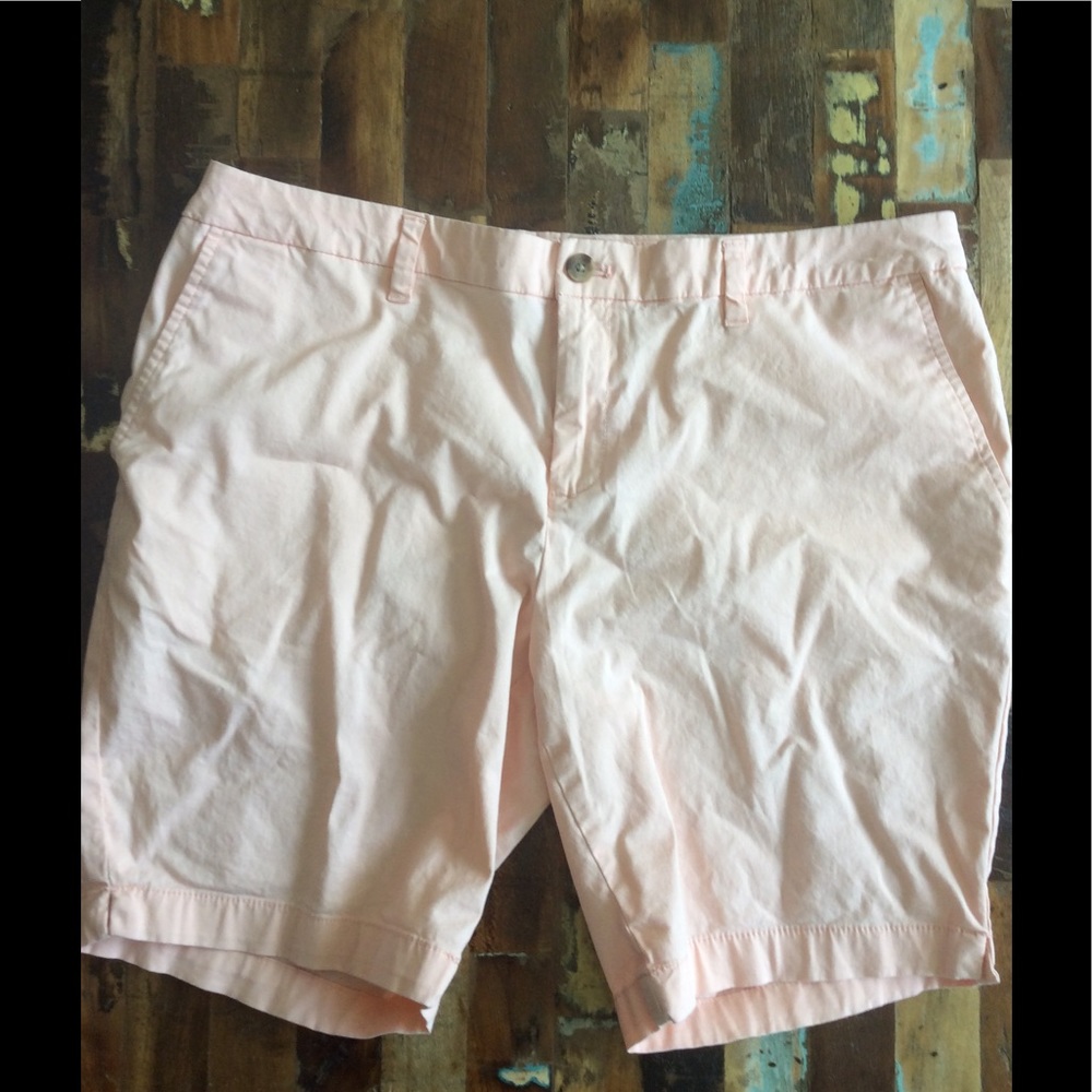 Faded Glory Light Pink Chino Shorts Sz 16