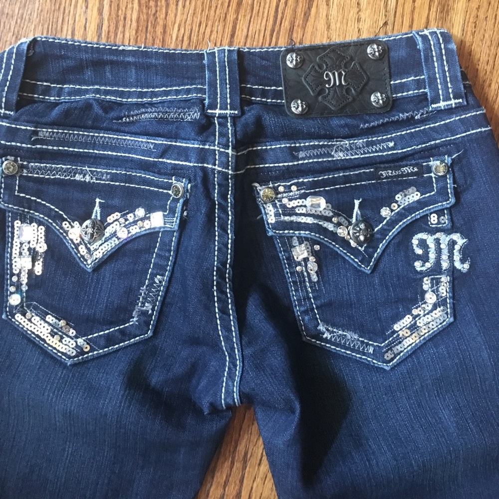 ✨💎💎Miss Me size 26 stretch bootcut jeans 💎💎✨