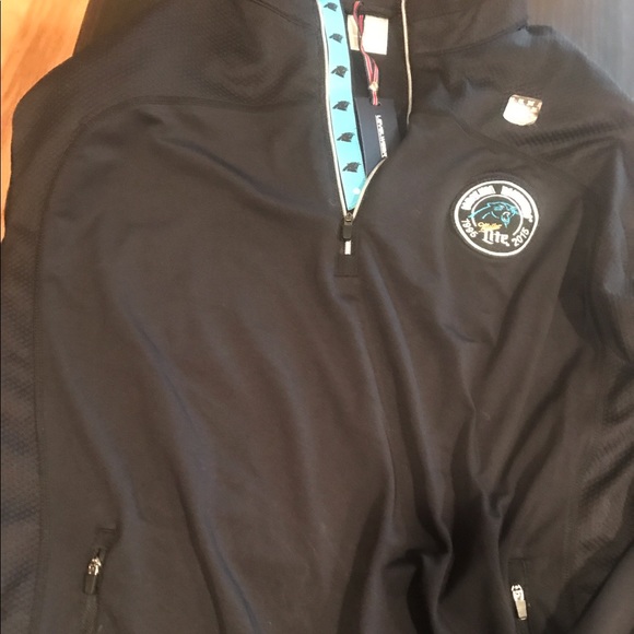 NEW Carolina Panther dry fit pullover - Picture 2 of 2