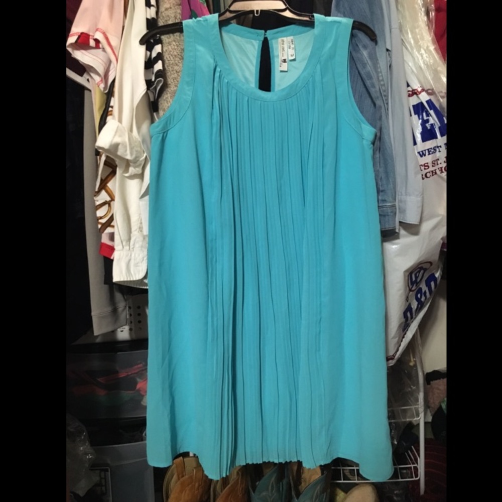 Blue dress