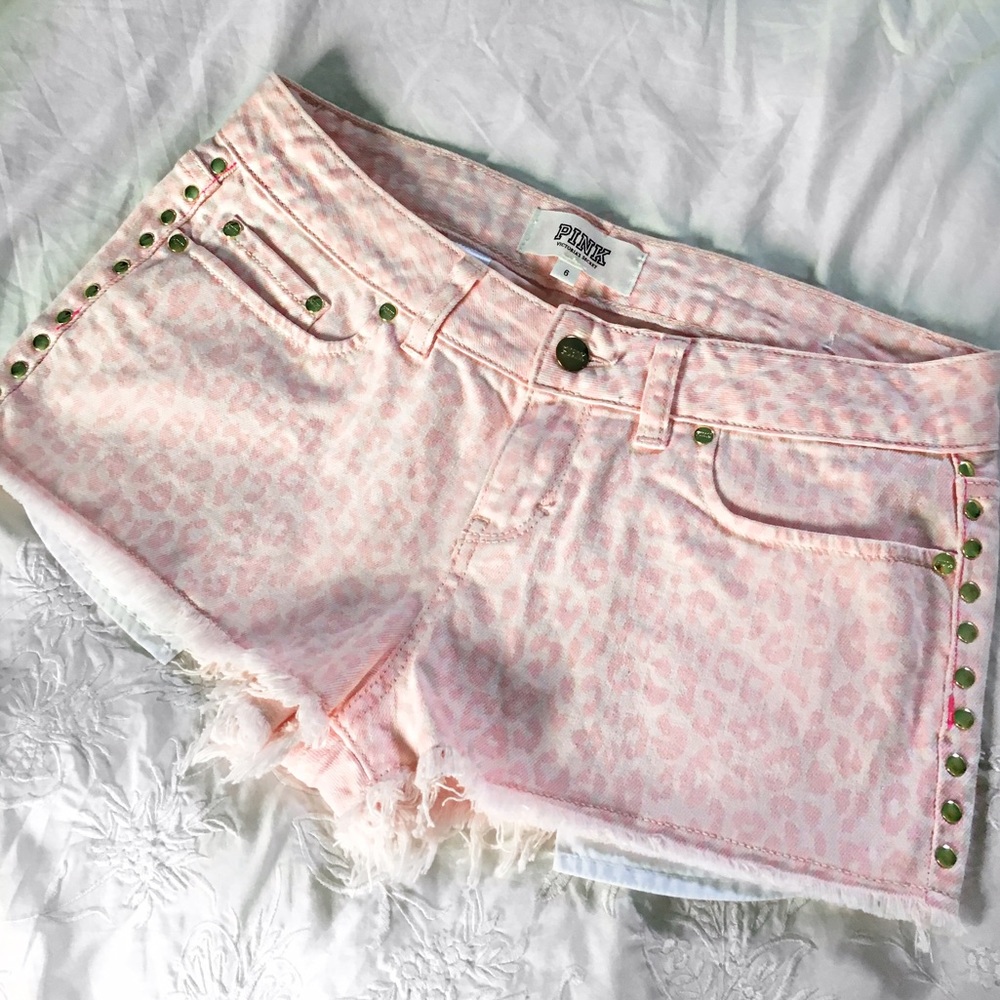 VS Pink Denim Shorts NWOT