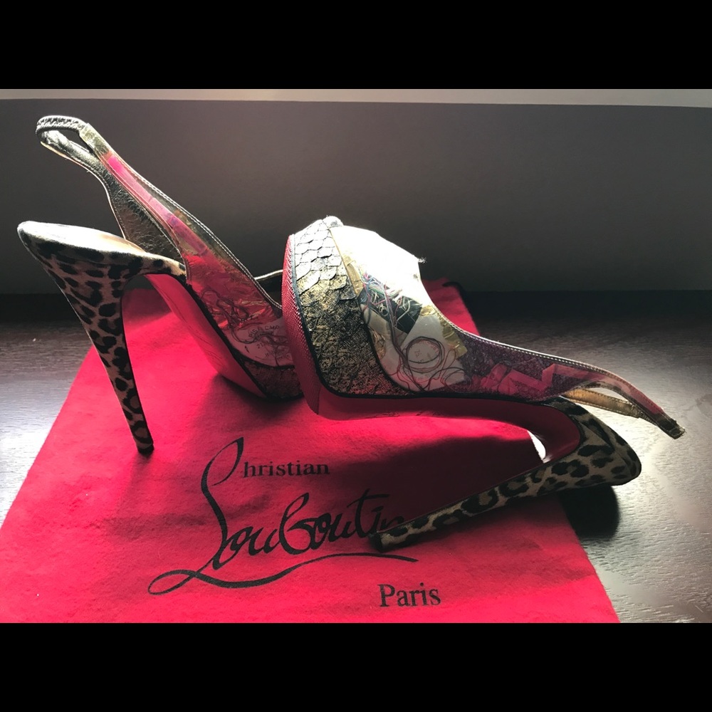 Auth Christian Louboutin Trash Collection