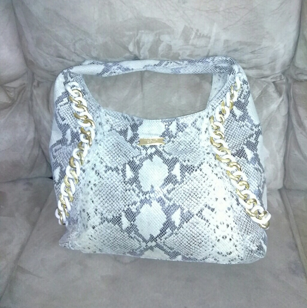 Michael kors snake skin leather bag