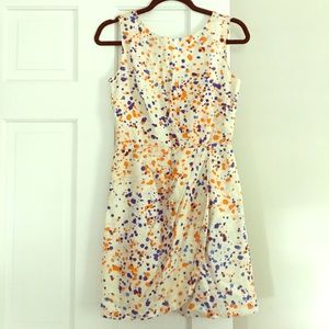 Calypso St Barth Low Back Paint Splatter Dress