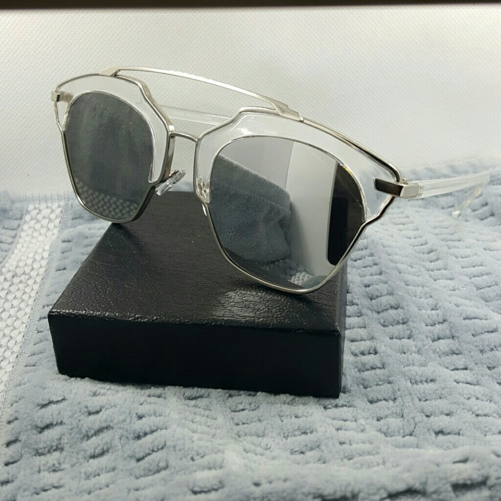 Round frame vintage Style woman Fashion Sunglasses - Picture 2 of 2