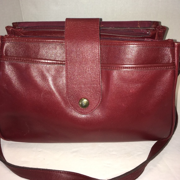 Etienne Aigner Shoulder Bag Purse w/ Brass "A" - Picture 5 of 7