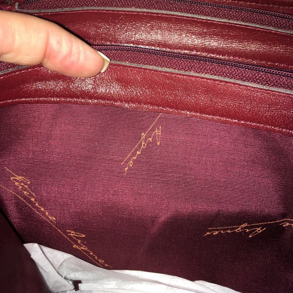 Etienne Aigner Shoulder Bag Purse w/ Brass "A" - Picture 7 of 7