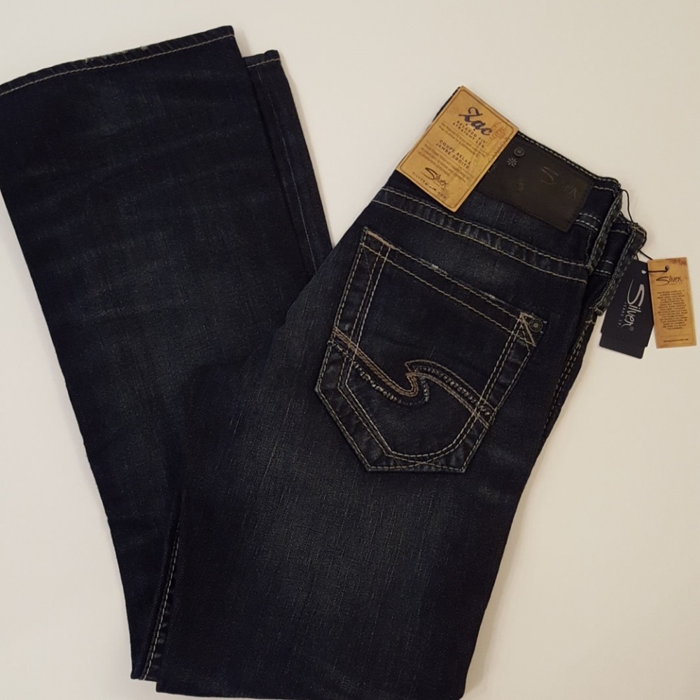 Men's "Zac" Silver Jeans
