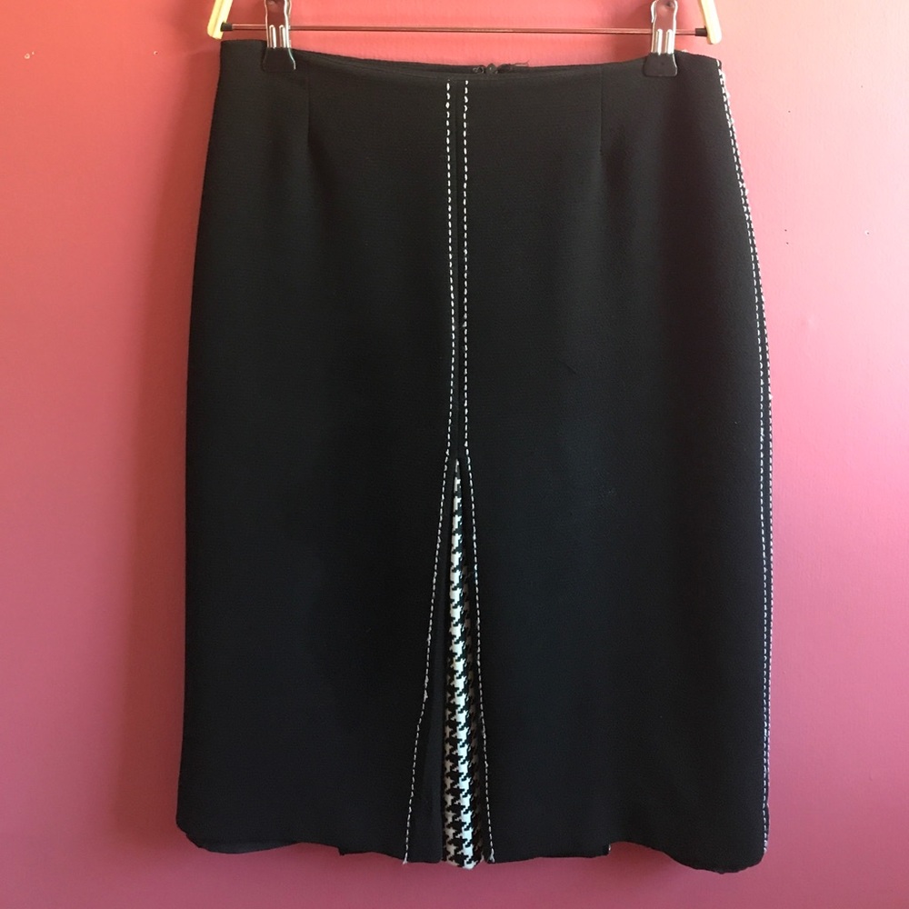 ALBERTO MAKALi. Black & White Aline Skirt