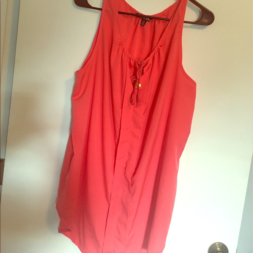 High low tank top