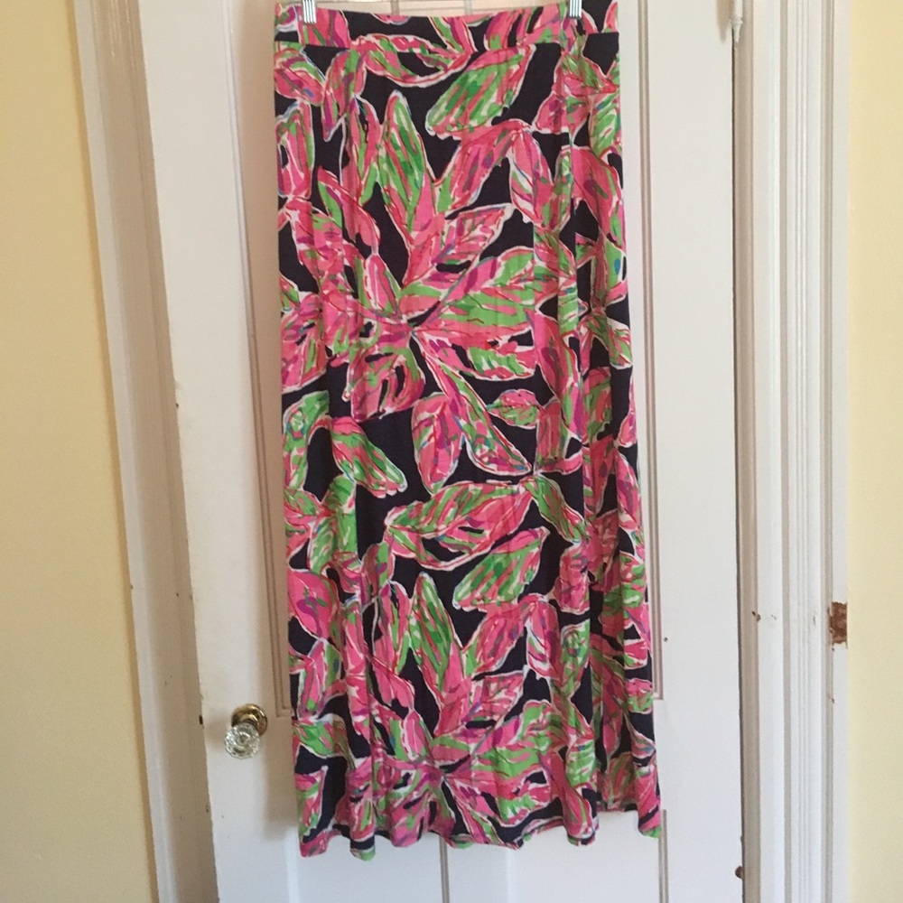 Lilly Pulitzer In the Vias Long Maxi Skirt - Picture 2 of 4