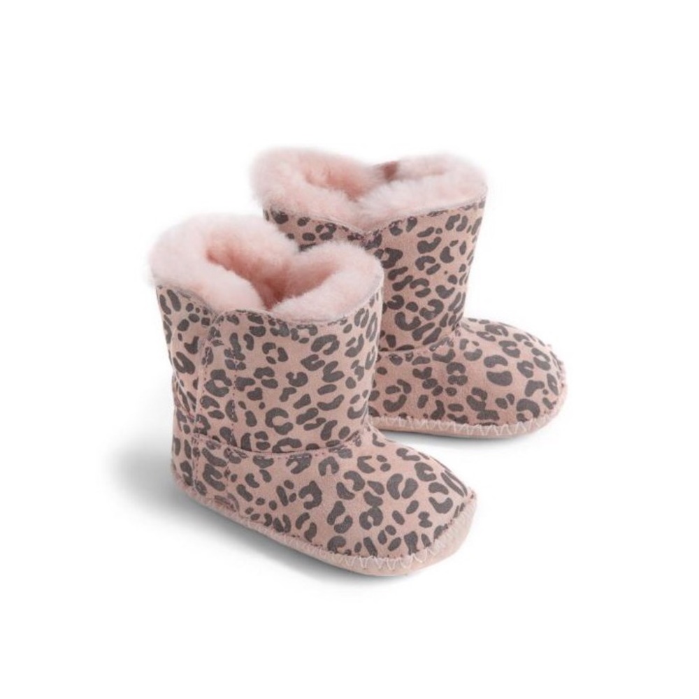 Uggs- Infants Cassie Leopard Booties