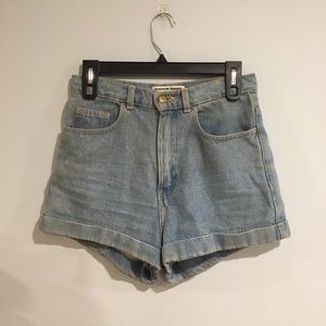 American Apparel High Waisted Shorts