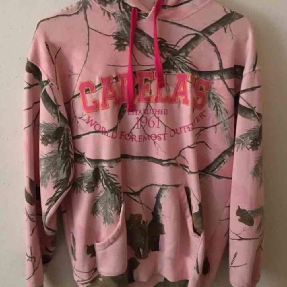 Cabela Pink Camo Hoodie
