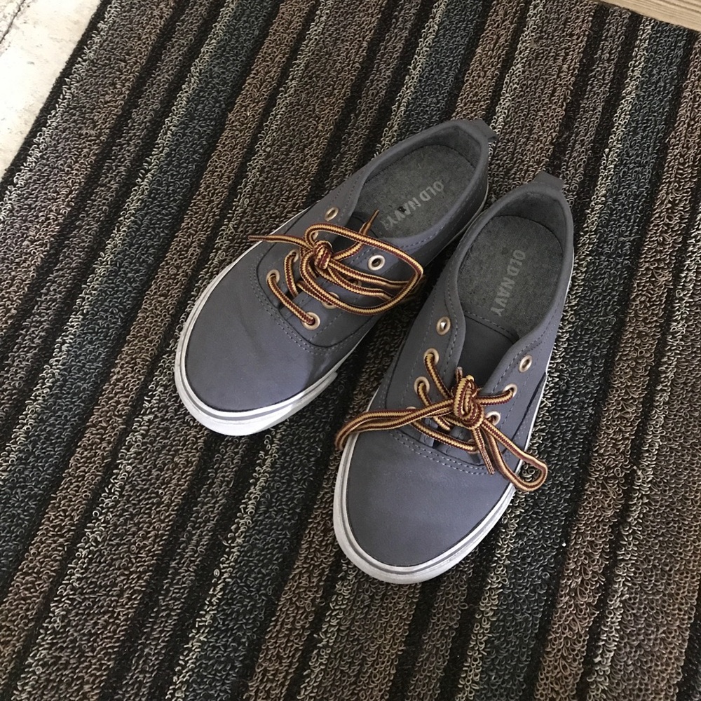 Boys Gray Lace up shoes